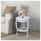 International Concepts Round Cambria  End Table, 18 W, 18 L, 24 in H, Wood, White OT08-18R-18 - alternate 6